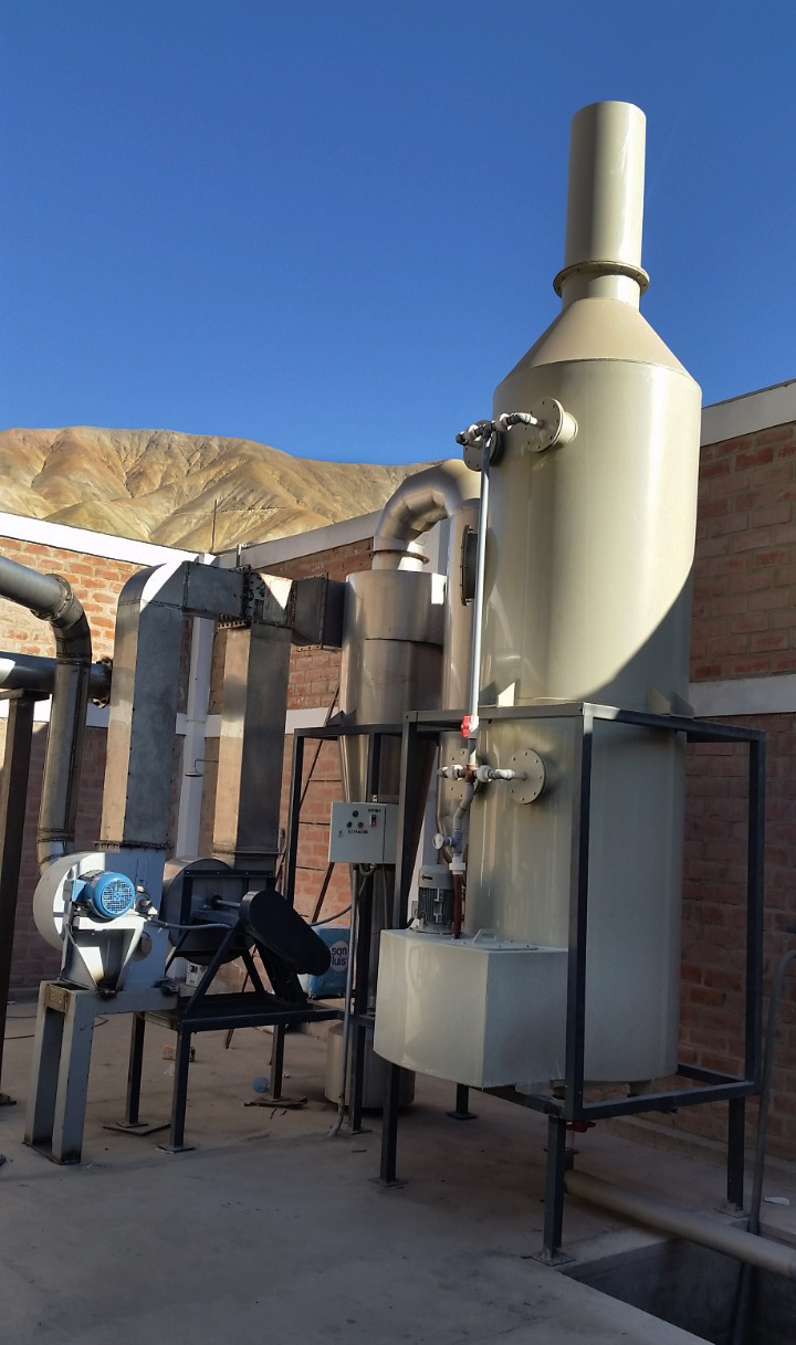 SISTEMA LAVADOR DE GASES